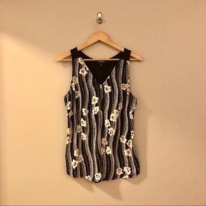 Express Sleeveless Blouse Floral Top