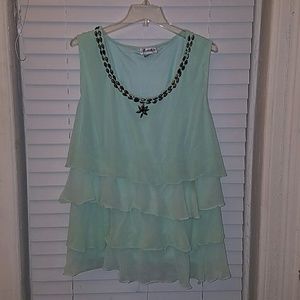Sleeveless blouse