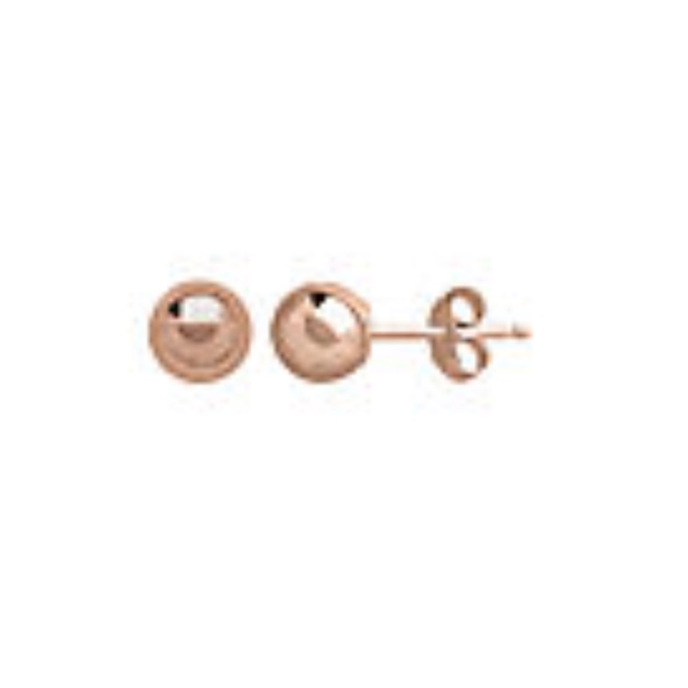 14k rose gold studs