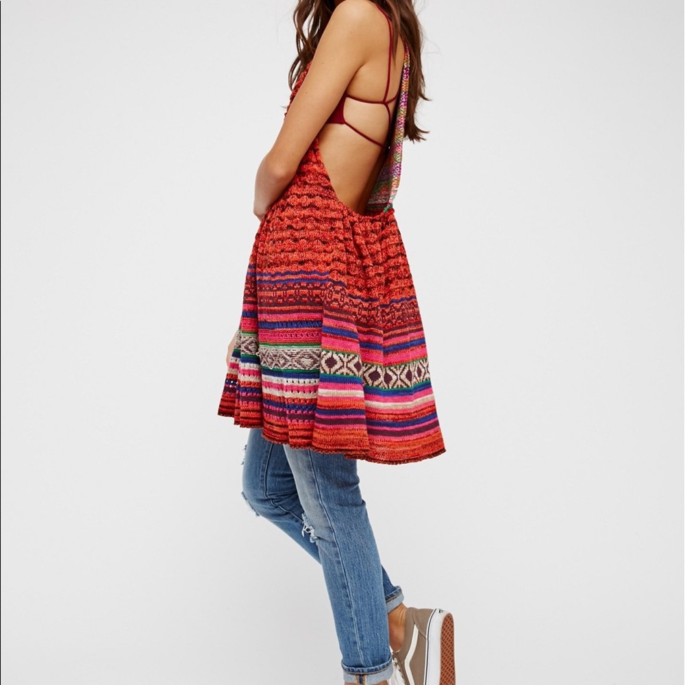 Free People Rare Hearts Knitted Tunic - Picture 2 of 8