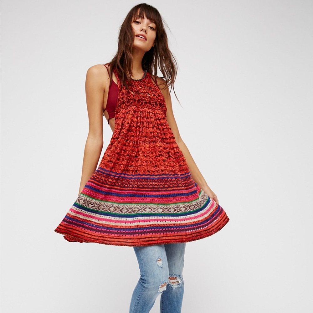 Free People Rare Hearts Knitted Tunic - Picture 5 of 8