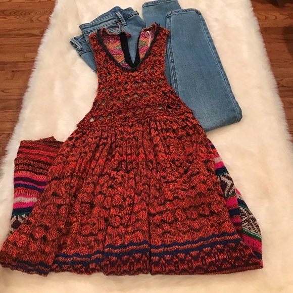 Free People Rare Hearts Knitted Tunic - Picture 3 of 8