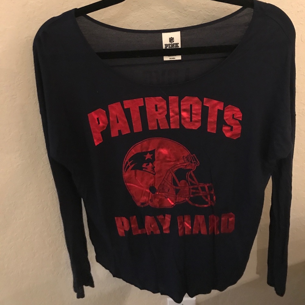 VS Pink New England Patriots long sleeve shirt