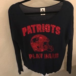 VS Pink New England Patriots long sleeve shirt