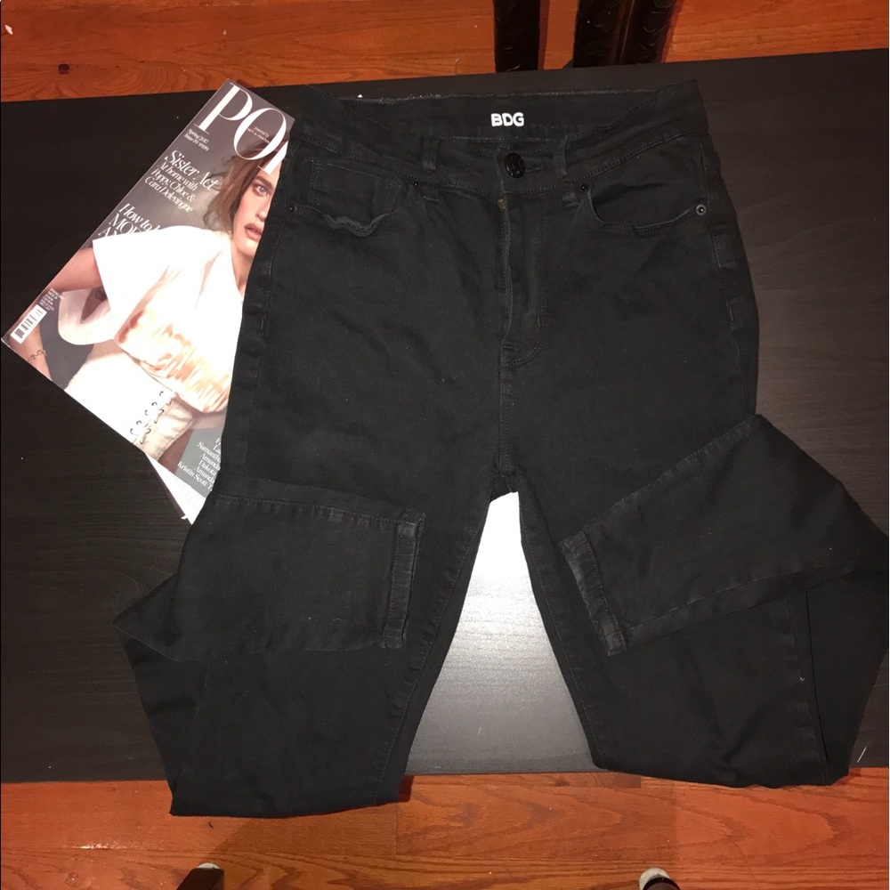 Black high rise jeans!