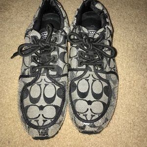 Black coach sneakers