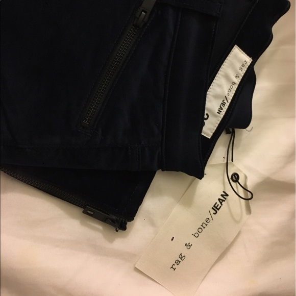 Rag & Bone blue velvet Jean - Picture 2 of 4