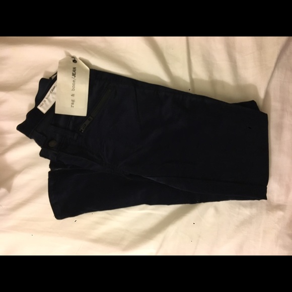 Rag & Bone blue velvet Jean - Picture 3 of 4