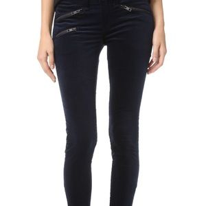 Rag & Bone blue velvet Jean