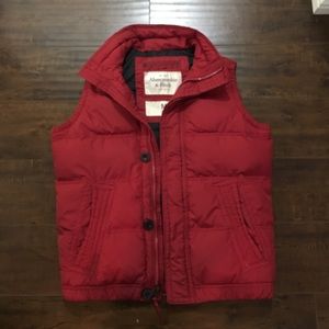 Abercrombie red vest