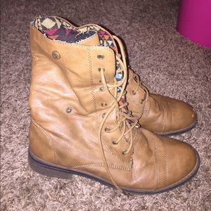 Brown Army Boots