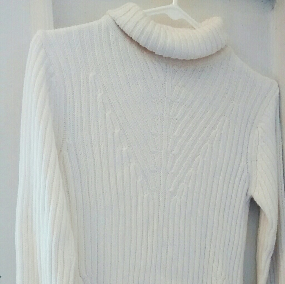 Energie Women Sweater Meduim -White 100% cotton