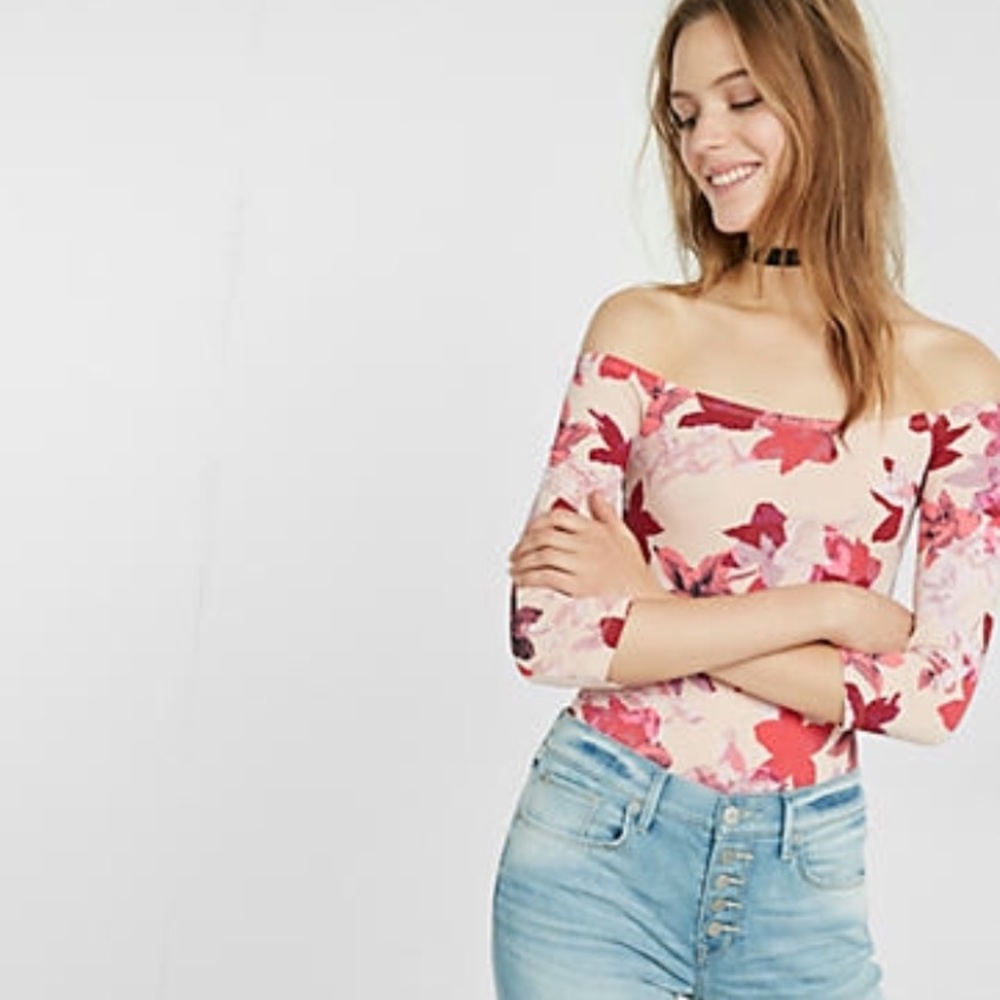 Floral body suit