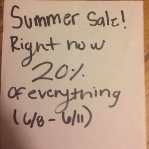 Summer sale!! Come check out my page