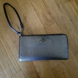 Coach wristlet wallet.