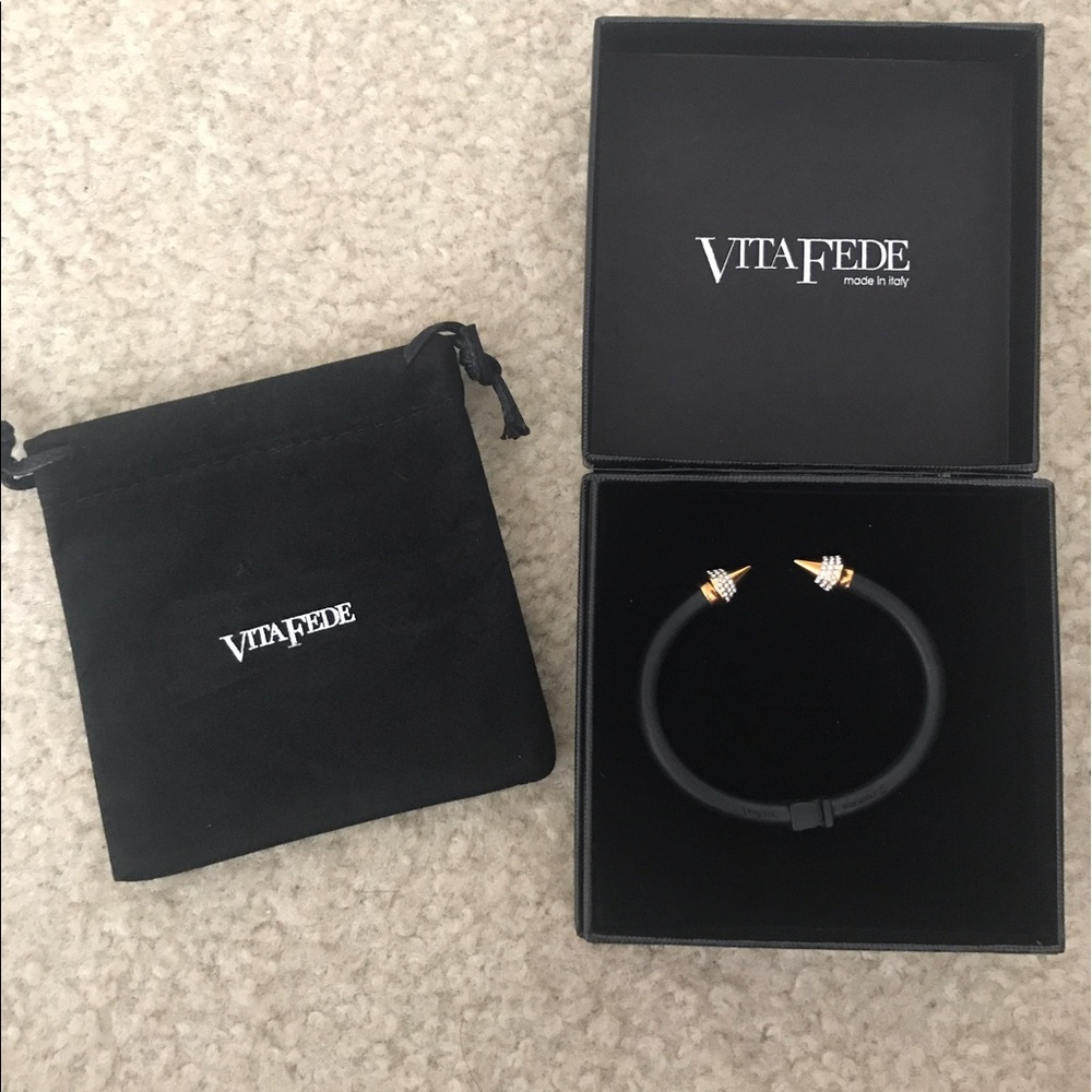 Vita Fede mini titan 2toned crystal bracelet Small