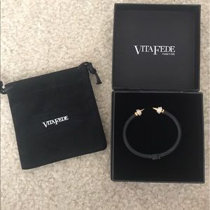 Vita Fede mini titan 2toned crystal bracelet Small