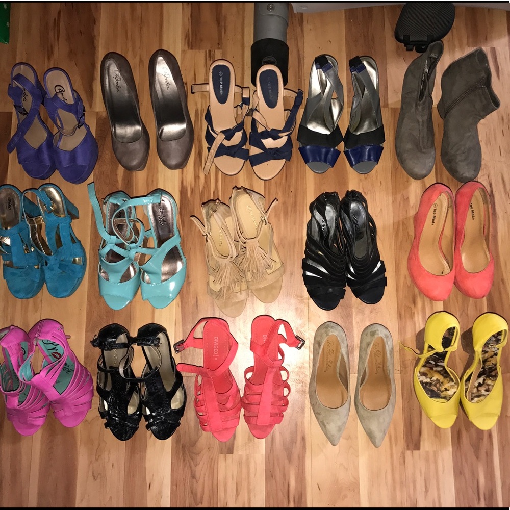 Women Size 8 Heels/Pumps/Wedges!