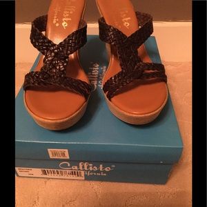Callisto shoes NWT Wedge Sandals