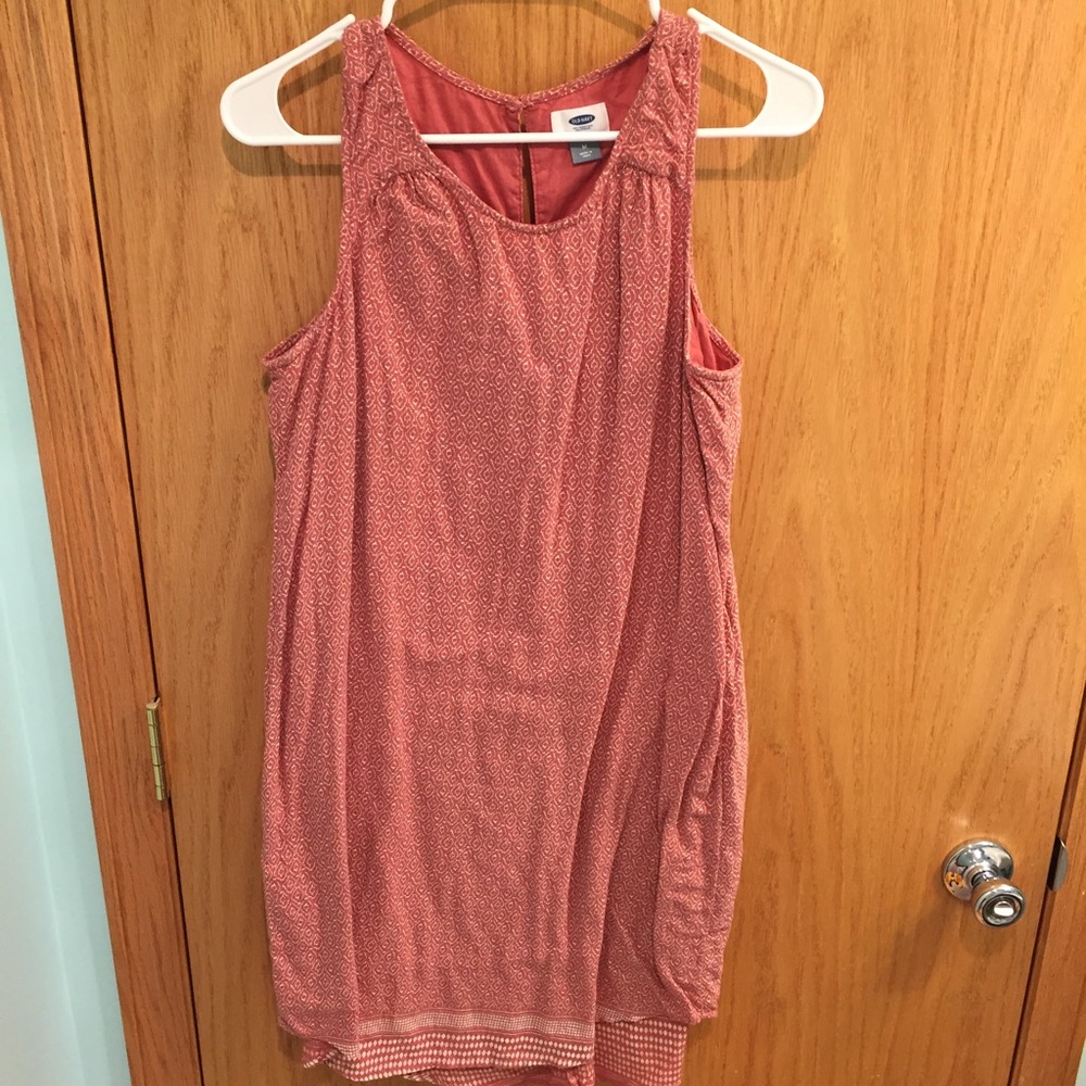 Brick red/rust patterned dress