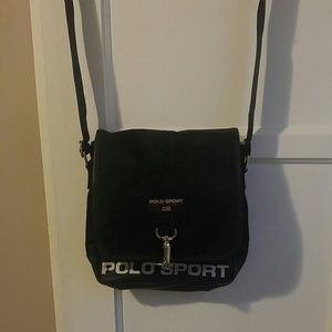 Black Polo Sport Hand Bag