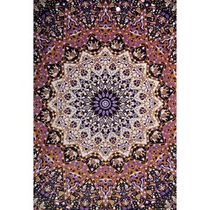 India Star Mandala with Elephants Tapestry