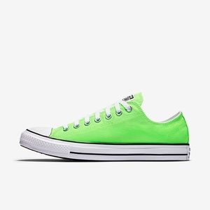 Neon Green Low-top Converse