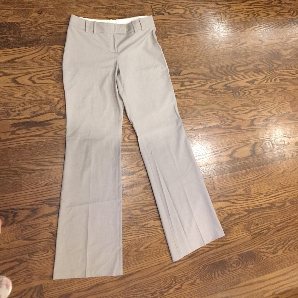 Grey dress pants long