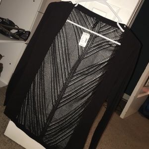 Maurice's Black Cardigan