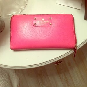 Pink Kate Spade wallet