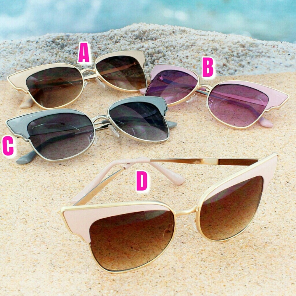 Cat Eye sunglasses various colors