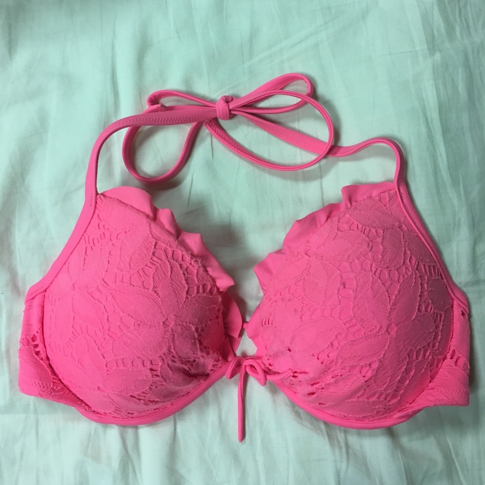 Pink VS lace 34D bikini