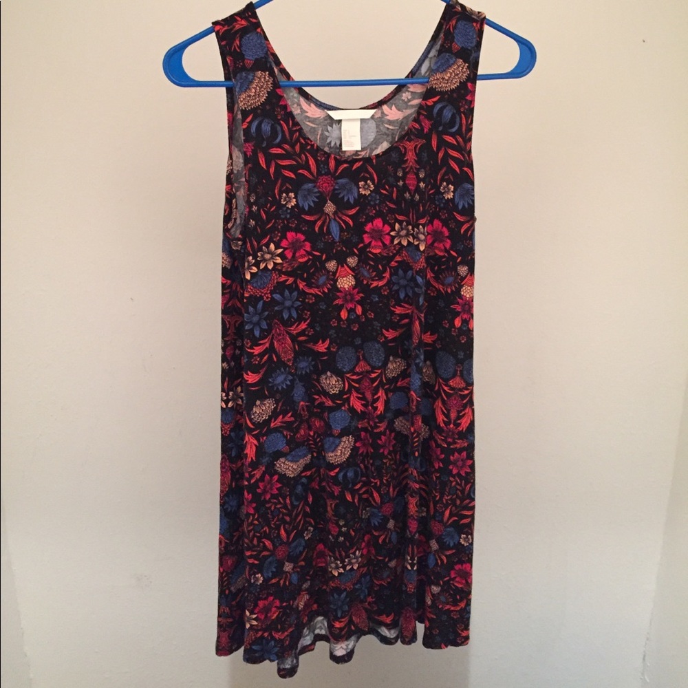 Multicolored shift dress