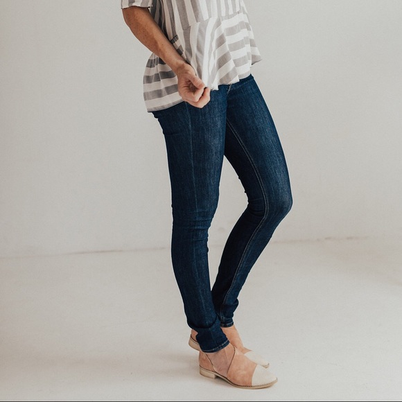 Freya two tone flats - Cream - Picture 7 of 8