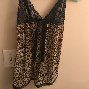 Leopard print lingerie 😸