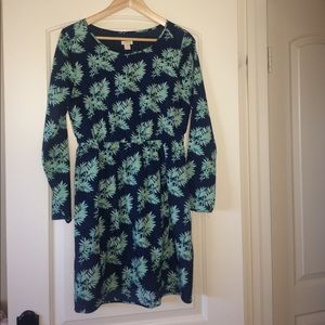 J. Crew tulip hem dress.