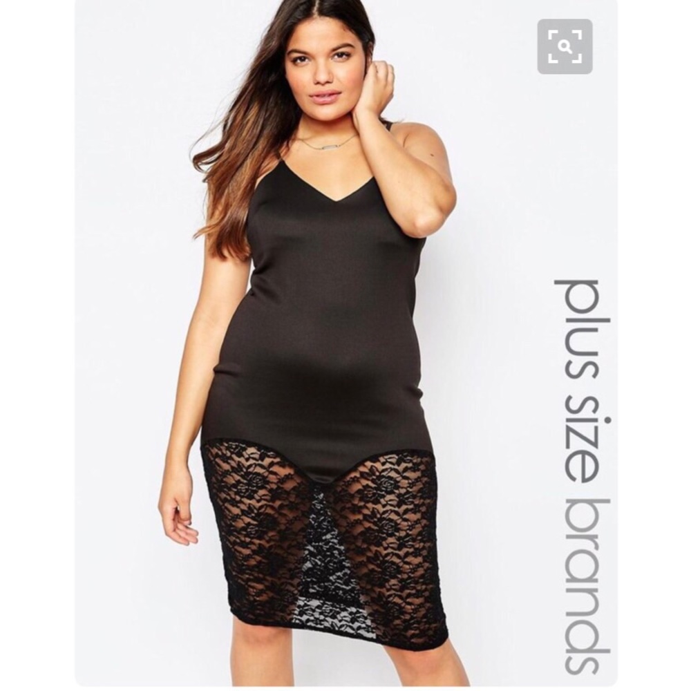 "ASOS"Spaghetti strap black dress!!!