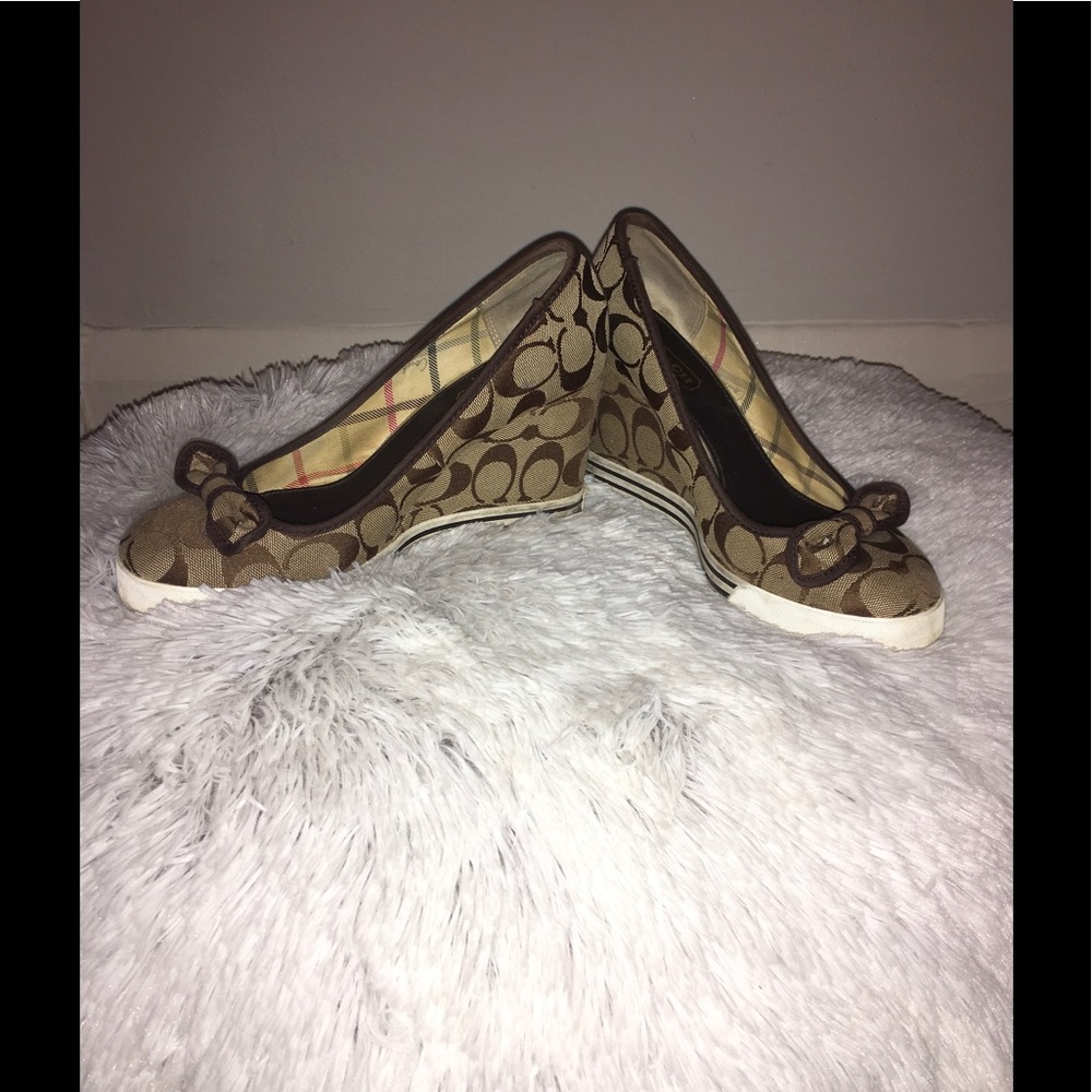 Coach A0150 Sweetie 12cm/cot Tw Kct Khi/cht Wedges
