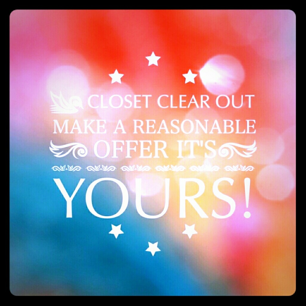 CLOSET CLEAR OUT!