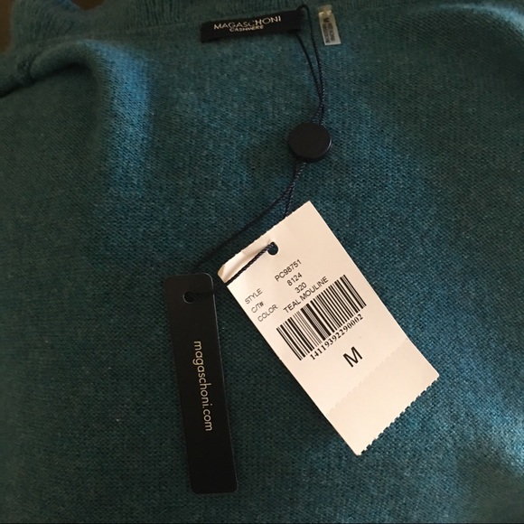 Magaschoni Cashmere Ruffle Cardigan - Picture 7 of 8