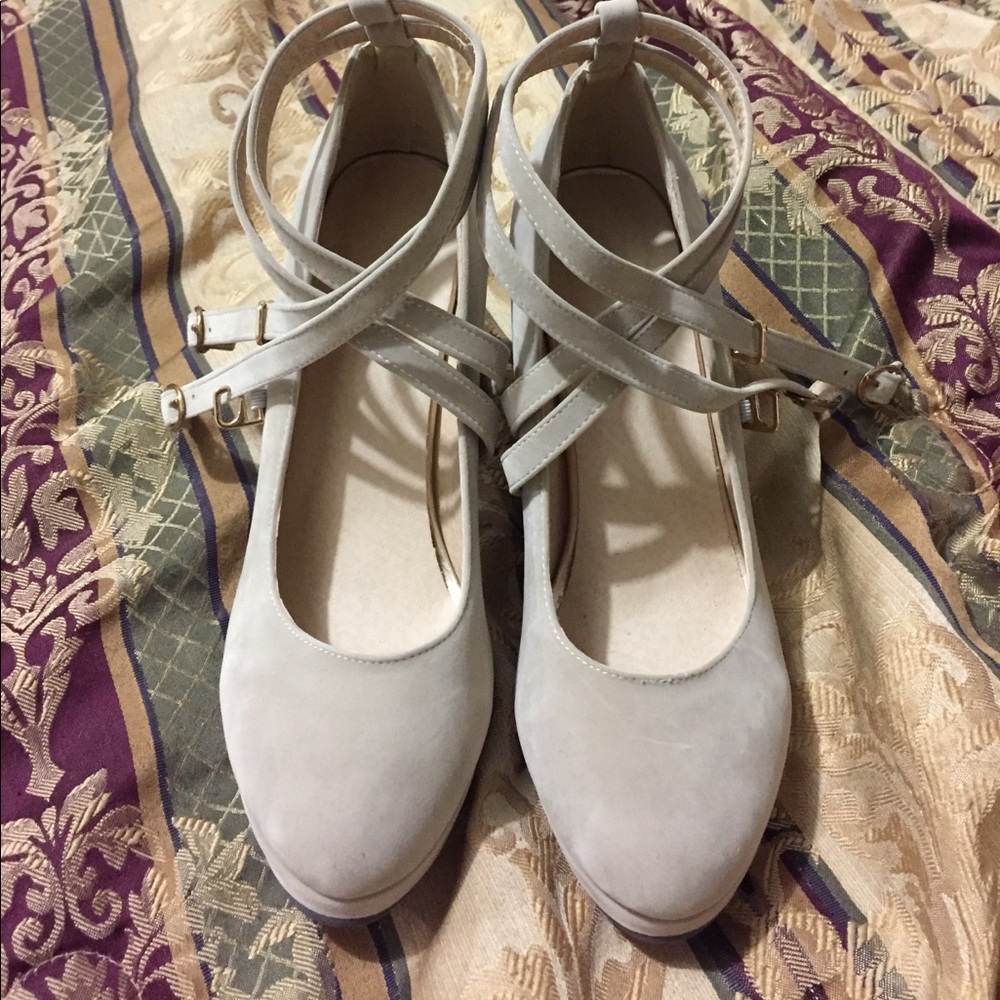 Grey heels