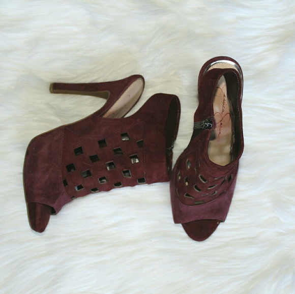 Jessica Simpson Shoes - Jessica Simpson Suede High Heels Shoes