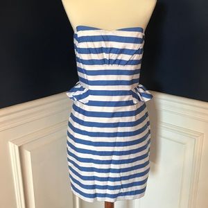 Lilly Pulitzer Maybell Peplum Stripe Dress