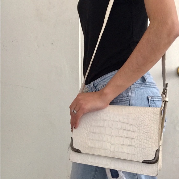Ralph Lauren white alligator skin purse - Picture 2 of 3