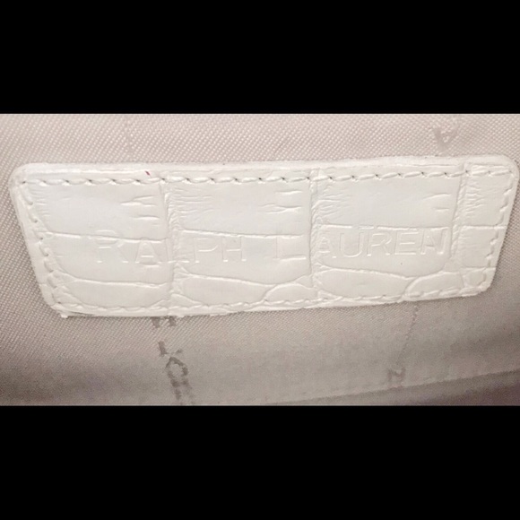 Ralph Lauren white alligator skin purse - Picture 3 of 3