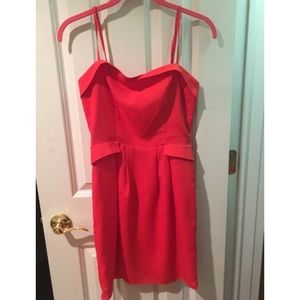 RED COCKTAIL DRESS