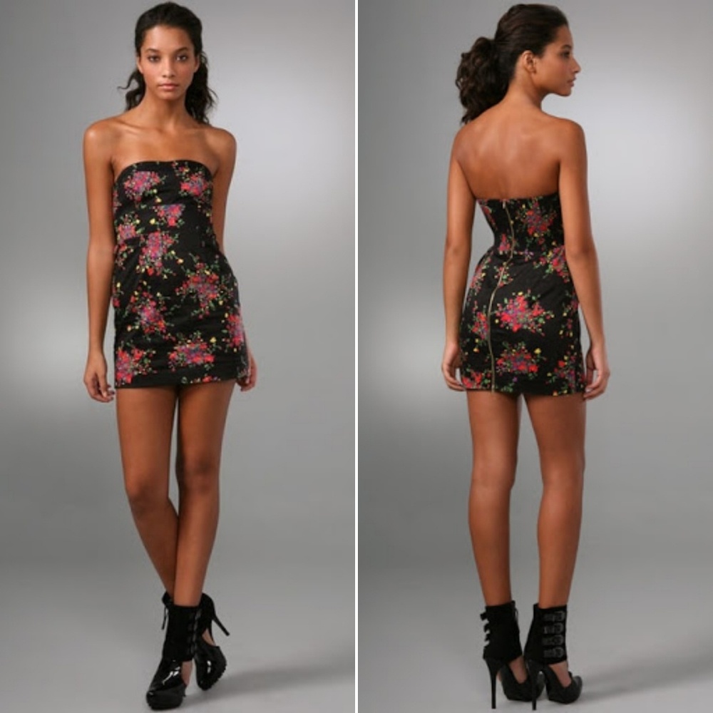 Free People poison apple mini dress