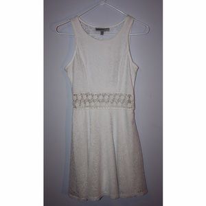 Beautiful White Lace Mini Dress