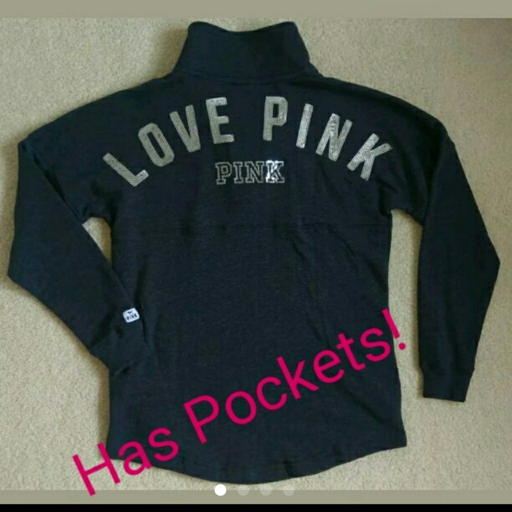 NWT XS VS LOVE PINK Bling Sweater