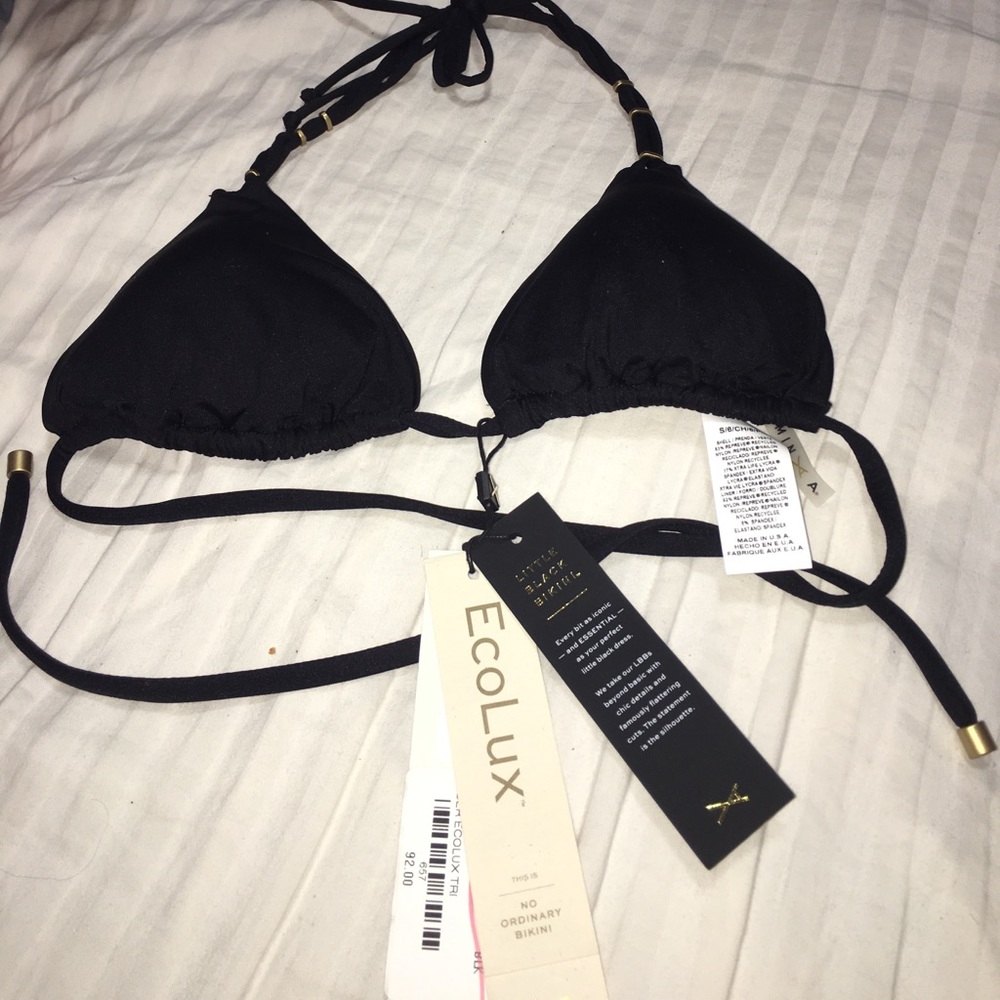 Vitamin A Little black bikini  top